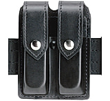Image of Safariland 77 Double Handgun Magazine Pouch - Basketweave Brown, Ambidextrous 77-383-03