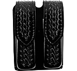 Image of Safariland 77 Double Handgun Magazine Pouch - Basketweave Hi Gloss Black, Ambidextrous 77-383-98HS