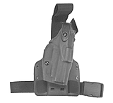 Image of Safariland 6305 ALS Tactical Holster w/ Quick Release Leg Harness - STX TAC Black, Right Hand 6305-744-131