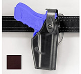Image of Safariland 6280 Level II Retention, Mid-Ride Holster - Plain Cordovan, Right Hand 6280-7721-051