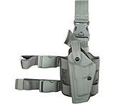 Image of Safariland 6005 SLS Tactical Holster w/ Quick Release Leg Harness - Foliage Green, Left Hand, Sentry