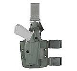 Image of Safariland 6005 SLS Tactical Holster w/ Quick Release Leg Harness - STX Foliage Green, Right Hand 6005-261-541