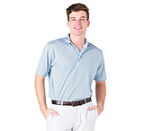 Image of Saint Bernard Leon Paisley Performance Pique Polo - Men's