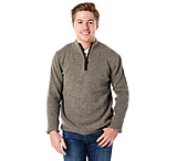 Image of Saint Bernard Ribbed Zip Mock Sweater - Men's
