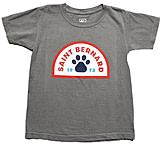 Image of Saint Bernard Kids' Short Sleeve Dog Shield Tee - Girl's