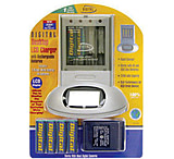 Image of Sakar Quick AA Charger w/ LCD Display Rechargeable Battery Charger Kit CH-4600