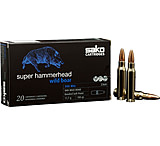Sako Super Hammerhead .308 Win 180 Grain Boat Tail Brass Cased Rifle Ammunition