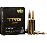 Sako TRG Precision .338 Lap Mag 300 Grain Open Tip Match Boat-Tail Brass Cased Rifle Ammunition