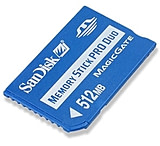 Image of SanDisk 512MB Pro Duo Memory Stick With Adapter SDMSPD512A10