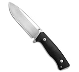 Image of Saturn Knives Titano Fixed Blade Knife Black G-10 6 Satin 022408FA