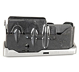 Savage Arms 16/12/14 .22-250 Remington Rifle Magazine, 4 Round, Silver, 1 Pack, Stainless Steel, 55108-4RD