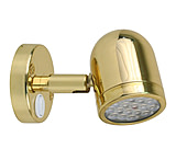 Image of Scandvik 154 Lumens LED Brass Reading Light