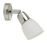 Image of Scandvik SS Reading 160/190 Lumen LED Light w/Frosted Glass Shade
