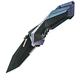 Image of Schrade 7.3in Serrated Blade Magic Assist Knife w/ Colorshift Handle