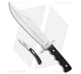 Image of Schrade Old Timer OT Bowie Knife &amp; Folding Knife