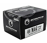 Scorpion .44 Remington Magnum 240 Grain Jacketed Hollow Point Brass Cased Pistol Ammunition