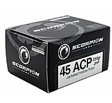 Scorpion .45 Auto Rim 230 Grain Jacketed Hollow Point Brass Cased Pistol Ammunition