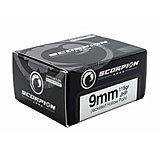 Scorpion 9mm Luger 115 Grain Jacketed Hollow Point Brass Cased Pistol Ammunition