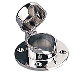 Image of Sea-Dog Chrome Brass Hinged Chain Deck Pipe