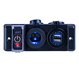 Image of Sea-Dog Double USB &amp; Power Socket Panel w/Breaker Switch
