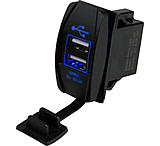 Image of Sea-Dog Dual USB Rocker Switch Style Power Socket