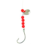 Image of Sea Striker Snelled Hooks Nickel Wide Gap, 12in Leader