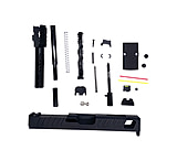 Image of American Tactical Arms ATA19 Badger Complete Ambidextrous Slide w/Optic Cut, Unthreaded Elite Series Barrel, Fluted and Ported Barrel, Black