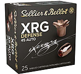 Image of Sellier &amp; Bellot XRGDefense .45 ACP 165 Grain Full Metal Jacket Semi-Wadcutter Cooper Cased Pistol Ammunition