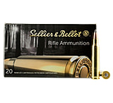 Sellier &amp; Bellot 223 Remington 55 Grain Soft Point Rifle Ammunition