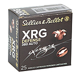 Sellier &amp; Bellot eXergy .380 ACP 77 Grain Solid Copper Hollow Point Brass Cased Pistol Ammunition