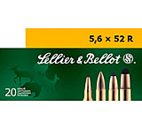 Image of Sellier &amp; Bellot 5.6x52R 70 Grain Full Metal Jacket Rifle Ammunition