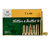 Sellier &amp; Bellot 7x64 139 Grain Soft Point Rifle Ammunition
