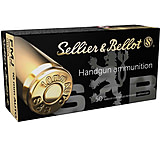 Sellier &amp; Bellot 10mm 180 Grain Full Metal Jacket Brass Cased Pistol Ammo, 50 Rounds, SB10A