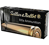 Sellier &amp; Bellot 22-250 Remington 55 Grain Soft Point Rifle Ammo, 20 Rounds, SB22250B
