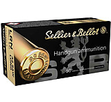 Sellier & Bellot 32 S&W Long 100 Grain Lead Round Nose Brass Cased Pistol Ammo, 50 Rounds, SB32SWLA