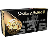 Sellier &amp; Bellot 40 S&amp;W 180 Grain Jacketed Hollow Point Pistol Ammo, 50 Rounds, SB40C