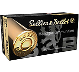 Sellier &amp; Bellot 44 Remington Magnum 240 Grain Soft Point Brass Cased Pistol Ammo, 50 Rounds, SB44A