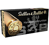 Sellier &amp; Bellot 45 Auto 230 Grain Full Metal Jacket Brass Cased Pistol Ammo, 50 Rounds, SB45A