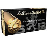 Sellier &amp; Bellot 45 Gap 230 Grain Full Metal Jacket Brass Cased Pistol Ammo, 50 Rounds, SB45GAP