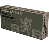 Sellier &amp; Bellot 6.5 Crendel 124 Grain Full Metal Jacket Rifle Ammo, 20 Rounds, SB65GA