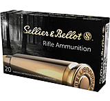 Sellier & Bellot 6.5x55 SE 131 Grain Soft Point Rifle Ammo, 20 Rounds, SB6555A