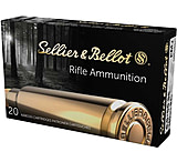 Sellier & Bellot 6.5x55 SE 140 Grain Full Metal Jacket Rifle Ammo, 20 Rounds, SB6555C