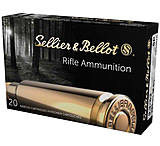 Sellier & Bellot 9.3x62 285 Grain Soft Point Rifle Ammo, 20 Rounds, SB9362A