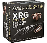 Sellier & Bellot eXergy 9mm Luger 100grain TAC-EX-Blue Brass Cased Pistol Ammo, 25 Rounds, SB9XA