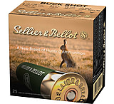 Sellier &amp; Bellot SB 12 Gauge 12 Pellet 2.75in Shotgun #1 Buckshot Ammunition