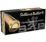 Sellier & Bellot 25 Auto/6.35 Browning 50 Grain Full Metal Jacket Brass Cased Pistol Ammo, 50 Rounds, SB25A