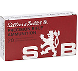 Sellier &amp; Bellot 6.5 Creedmoor 142 Grain Hollow Point Boat Tail Brass Cased Rifle Ammunition