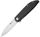 Image of SENCUT BocII II Linerlock Black G10