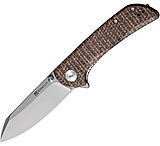 Image of Sencut Knife Fritch 2.99&quot; Brwn Micarta/stonewash Liner Lock