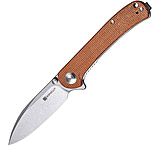 Image of SENCUT Scepter Linerlock Brn Micarta